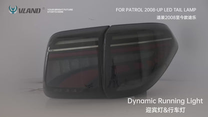 VLAND LED Tail Lights Fit For Nissan Patrol (Y62) 2012-2019 Nissan Armada 2017-2020