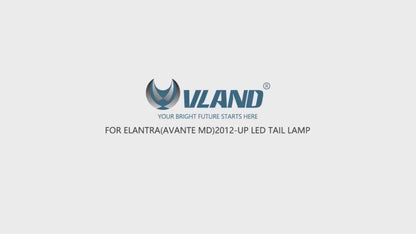 VLAND LED Taillights For Hyundai Elantra Sedan 2012-2016 & Elantra Coupe 2013-2014