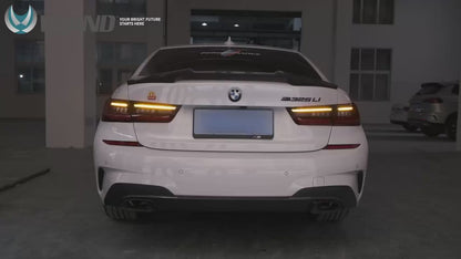 VLAND OLED Tail Lights For BMW 3 Series G20 Sedan 2018-2024 Seventh Generation with Start-up Animation(Fit For North American models)
