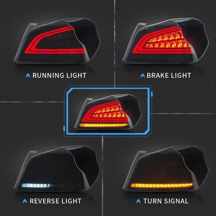 VLAND LED Headlights+Taillights For 2015-2021 Subaru WRX
