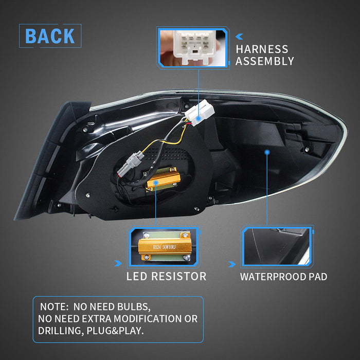VLAND LED Headlights+Taillights For 2015-2021 Subaru WRX