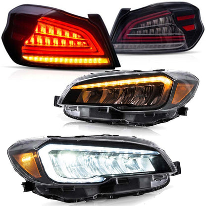 VLAND LED Headlights+Taillights For 2015-2021 Subaru WRX