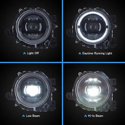 VLAND Full LED Headlights For Suzuki Jimny 2018-UP 4th Gen JB64W JB74W