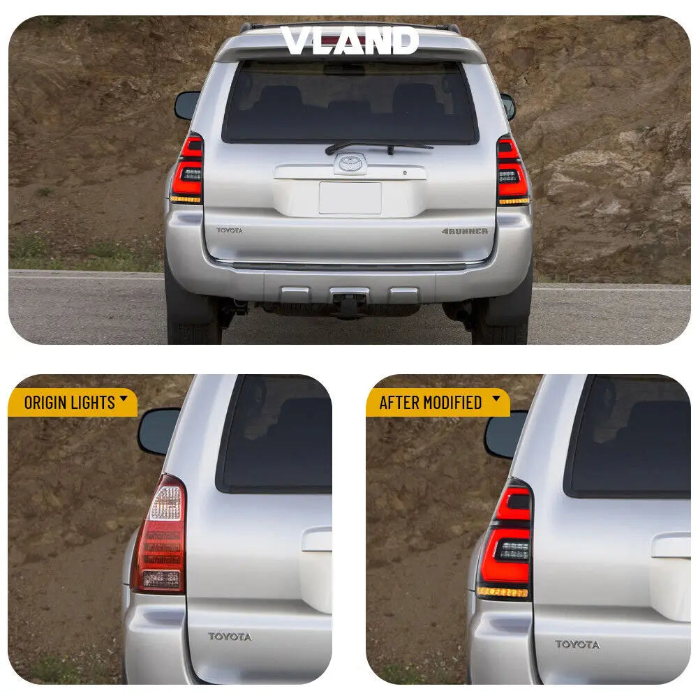2003-2009 Toyota 4Runner Full LED Rear Tail Lights Assembly
