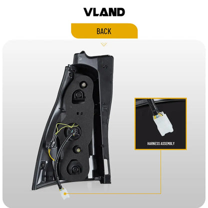 2003-2009 Toyota 4Runner Full LED Rear Tail Lights Assembly