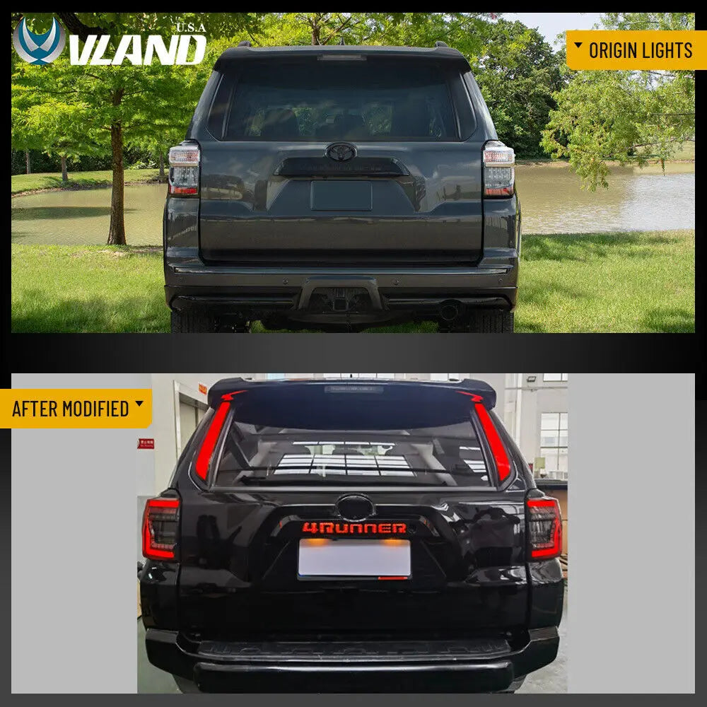 2010-2024 Toyota 4Runner Full LED Rear Tail Lights Assembly