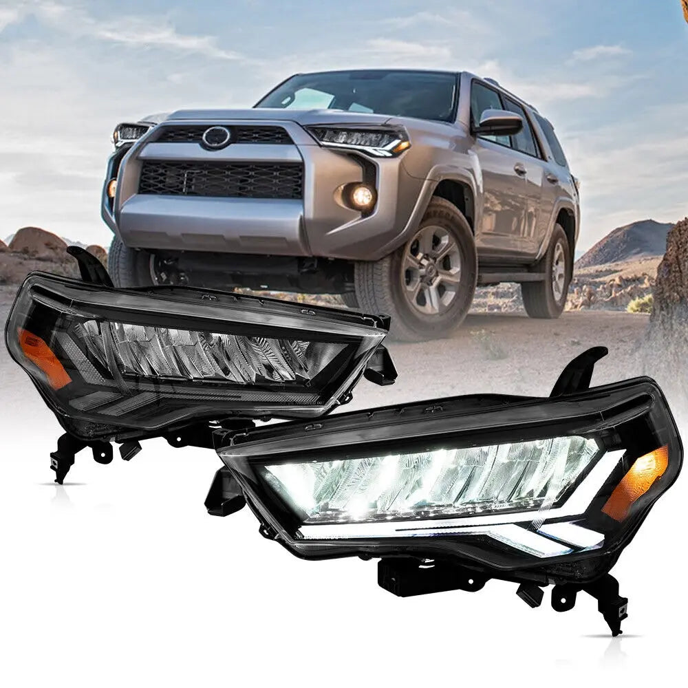 VLAND Full LED Headlights For Toyota 4Runner 2014-2024 with Dynamic DRL