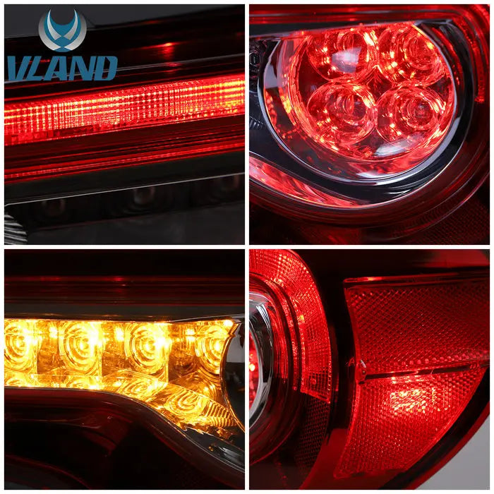 VLAND Full LED Tail Lights for Toyota 86 GT86 2012-2020 Subaru BRZ 2013-2020 Scion FR-S 2013-2020