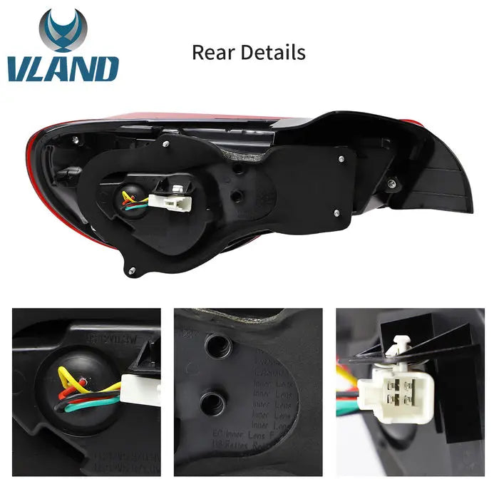 VLAND Full LED Tail Lights for Toyota 86 GT86 2012-2020 Subaru BRZ 2013-2020 Scion FR-S 2013-2020