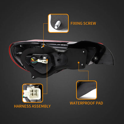 VLAND Full LED Tail Lights for Toyota 86 GT86 2012-2020 Subaru BRZ 2013-2020 Scion FR-S 2013-2020