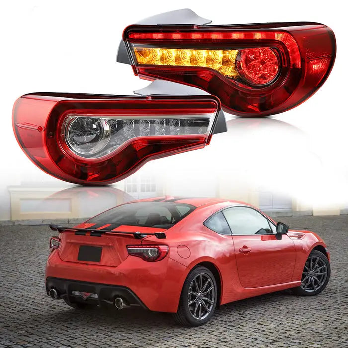 VLAND Full LED Tail Lights for Toyota 86 GT86 2012-2020 Subaru BRZ 2013-2020 Scion FR-S 2013-2020