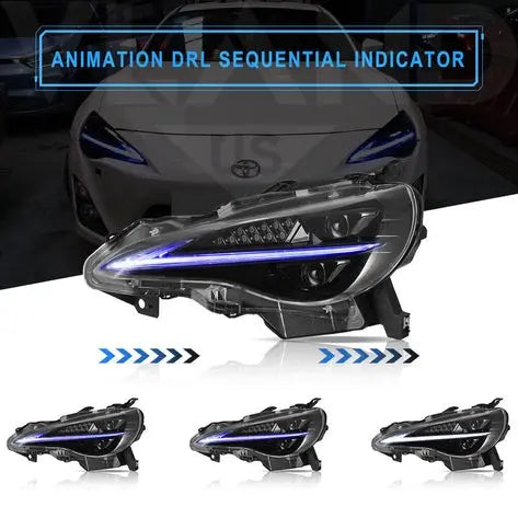 VLAND Full LED Headlights And Taillights For 2012-2020 Toyota 86/GT86 Subaru brz Scion frs