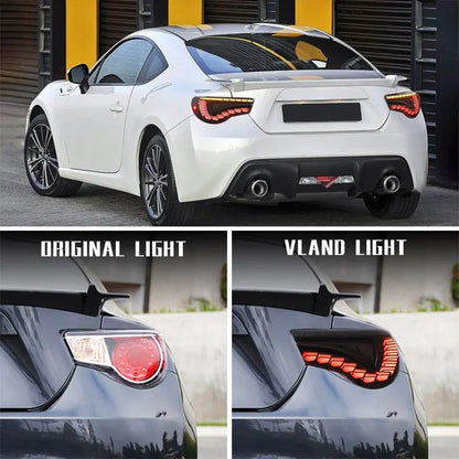 VLAND LED Tail Lights For 2012-2020 Toyota 86 GT86 & Subaru BRZ & Scion FRS Aftermarket Rear Lamps