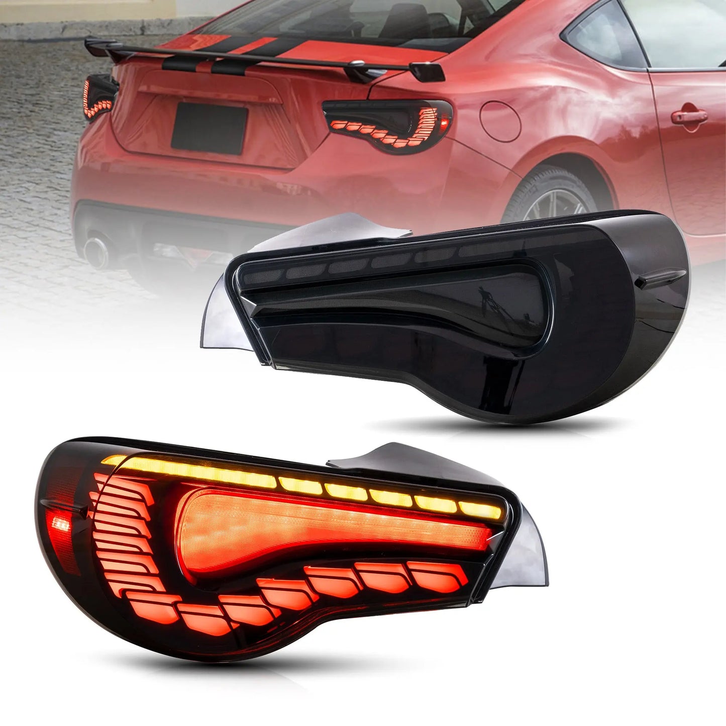 VLAND LED Tail Lights For 2012-2020 Toyota 86 GT86 & Subaru BRZ & Scion FRS Aftermarket Rear Lamps