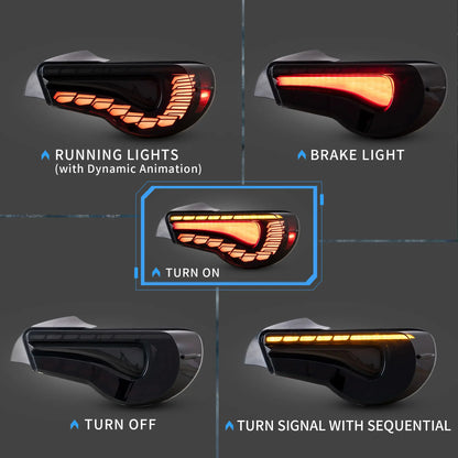 VLAND LED Headlights+Taillights For 2012-2020 Toyota 86 GT86, Subaru BRZ, Scion FRS