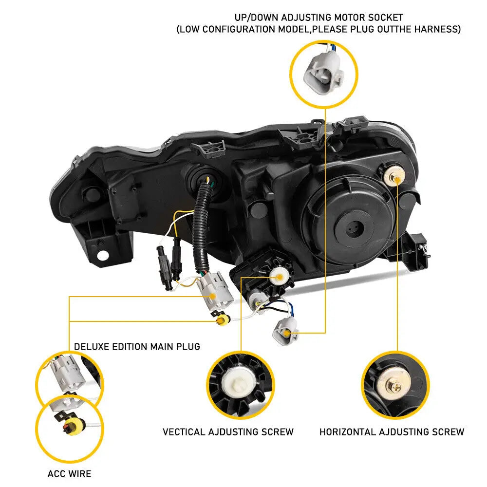 VLAND Full LED Headlights For 2012-2021 Toyota 86 GT86, Scion Frs, Subaru Brz