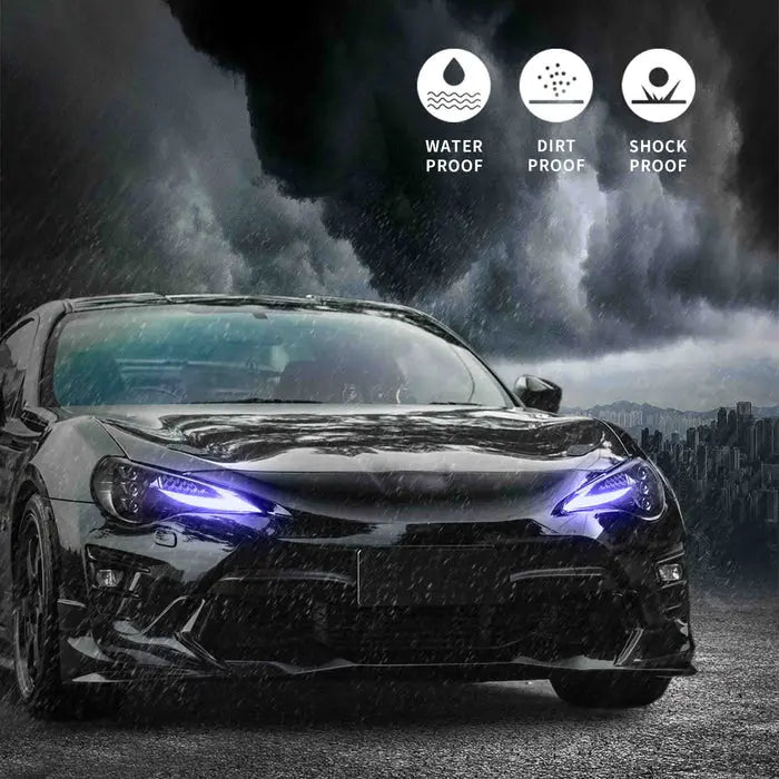 VLAND RGB LED Headlights For 2012-2021 Toyota 86 GT86, Scion Frs, Subaru Brz