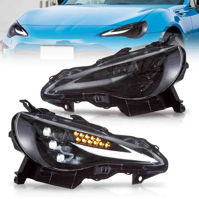 VLAND RGB LED Headlights For 2012-2021 Toyota 86 GT86, Scion Frs, Subaru Brz