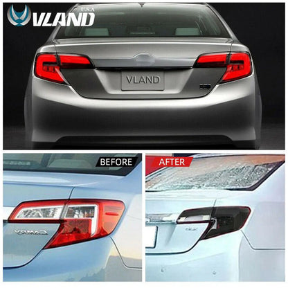 VLAND Full LED Taillights Compatible For Toyota Camry 2012 - 2014
