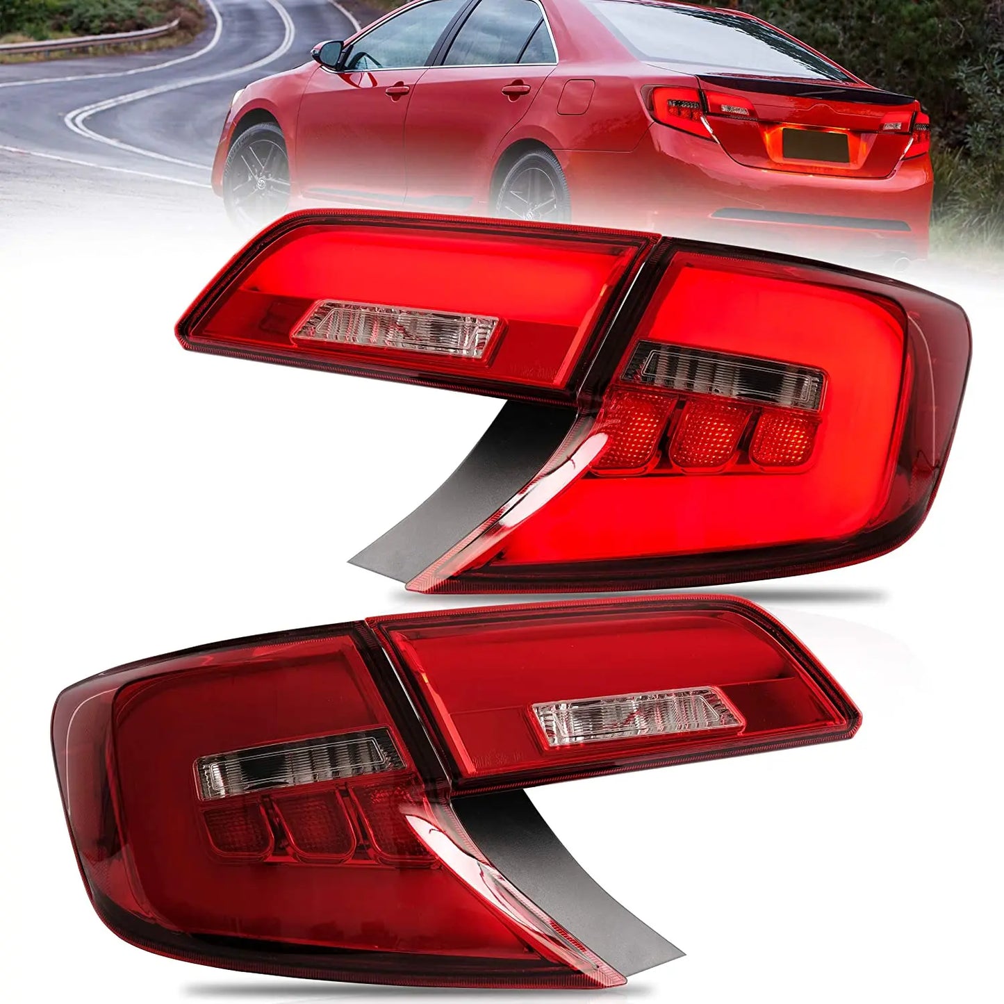 VLAND Full LED Taillights Compatible For Toyota Camry 2012 - 2014