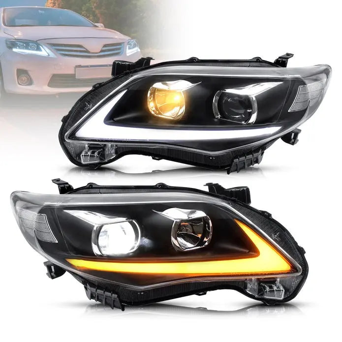 VLAND LED Headlights For 2011-2013 Toyota Corolla (E140/E150) 10th Gen facelift