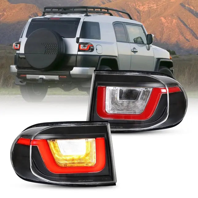 VLAND LED Tail Lights Fit For Toyota FJ Land Cruiser 2007-2017