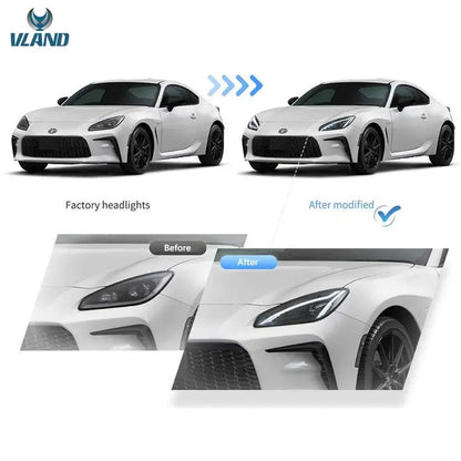 VLAND LED Headlights For 2022-2024 Toyota GR86 And Subaru BRZ 2nd Gen ZN8/ZD8