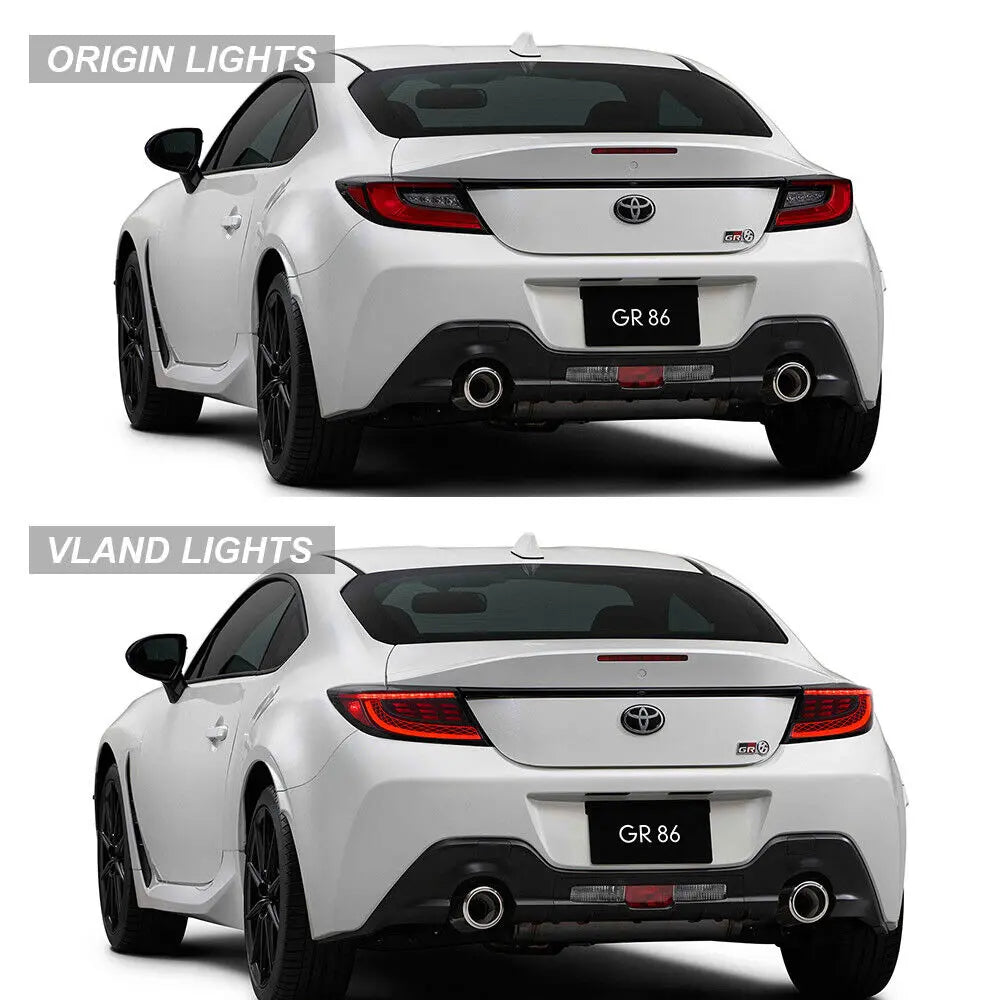 VLAND LED Taillights For 2022-2024 Toyota GR86 / Subaru BRZ 2nd Gen ZN8/ZD8