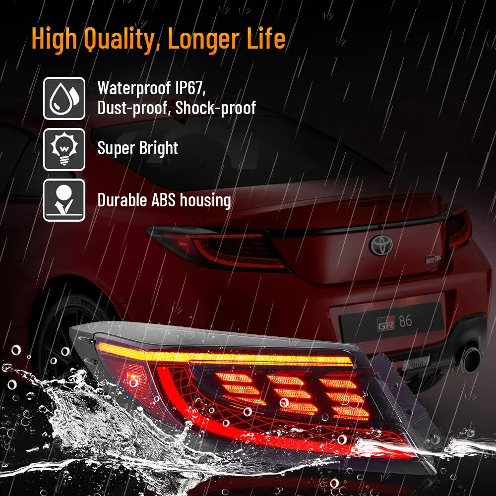 VLAND LED Taillights For 2022-2024 Toyota GR86 / Subaru BRZ 2nd Gen ZN8/ZD8