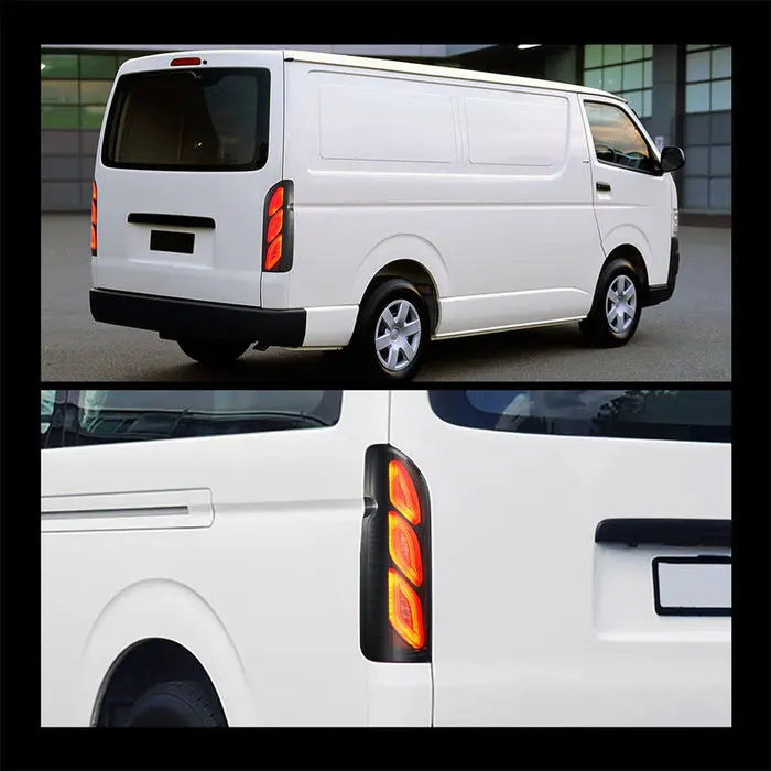 VLAND LED Taillights For 2005-2019 Toyota Hiace W/Startup Animation