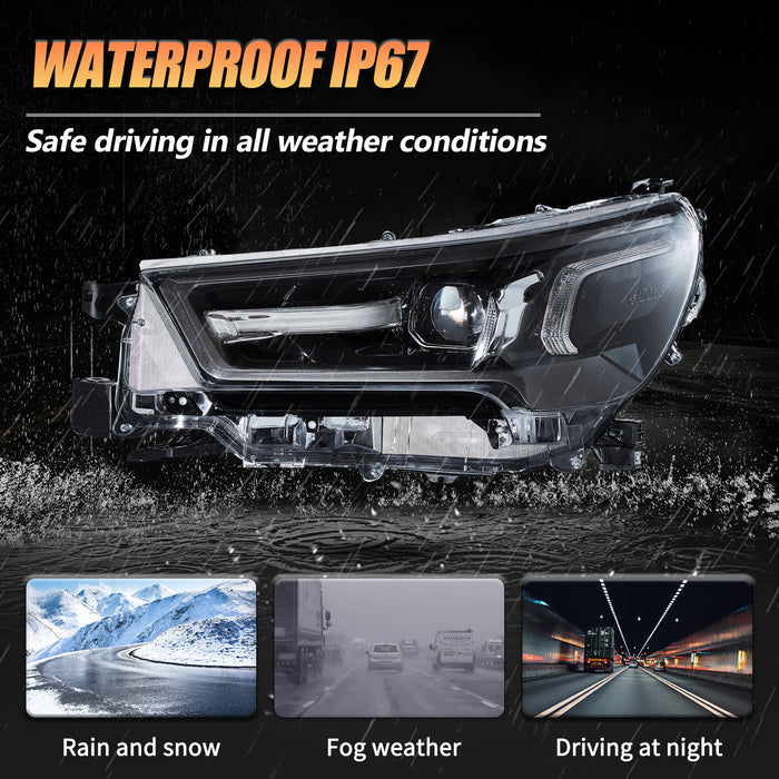 VLAND LED Headlights For Toyota Hilux /Revo 2021-2024