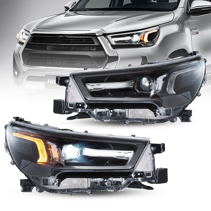 VLAND LED Headlights For Toyota Hilux /Revo 2021-2024