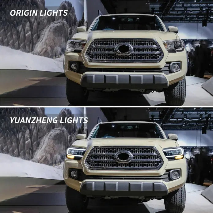 VLAND Full LED Headlights Fit For Toyota Tacoma 2016-2023 3rd Gen