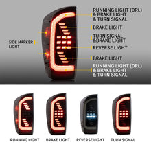 VLAND LED Taillights For Toyota Tacoma 2016-2023 W/Sequential Red Turn Signals