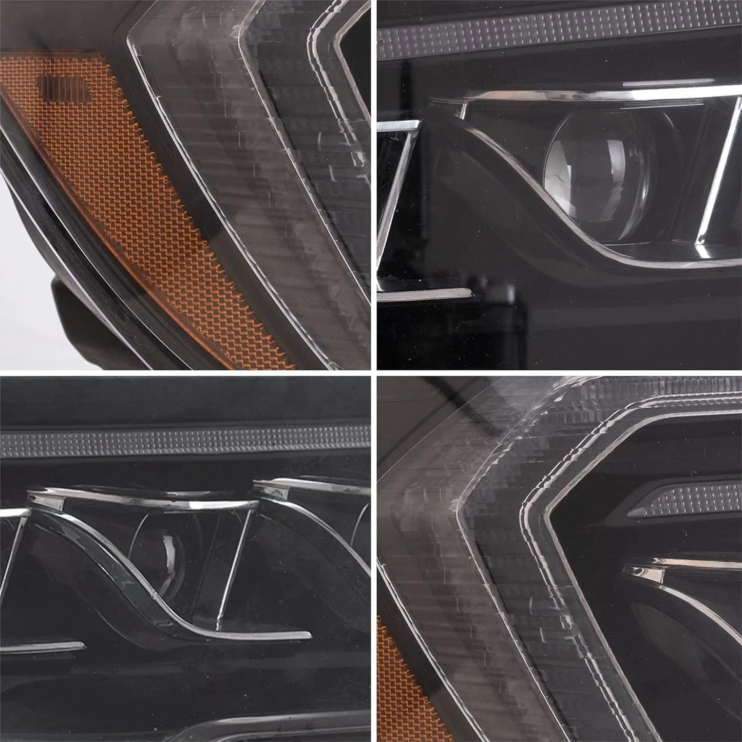 VLAND LED Projector Headlights For 2007-2013 Toyota Tundra & 2008-2022 Toyota Sequoia