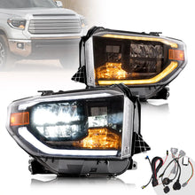 VLAND LED Headlights Fit For 2014-2021 Toyota Tundra with Sequential Turn Signals