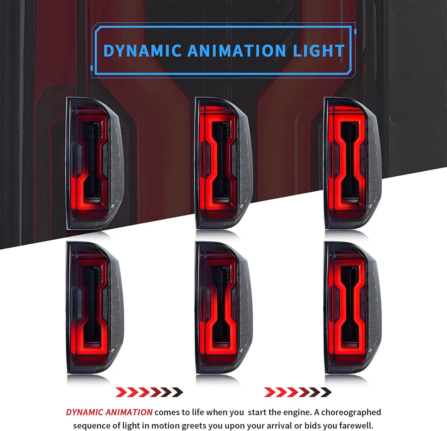 2014-2021 Toyota Tundra LED Taillights W/ Startup Animation
