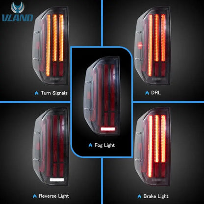 VLAND LED Taillights For Toyota Tundra 2014-2021 2nd Gen (Second generation XK50)