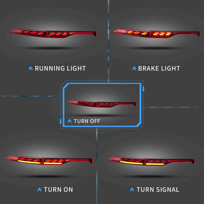 VLAND LED Taillights For 2021–2024 Toyota Venza & Toyota Harrier