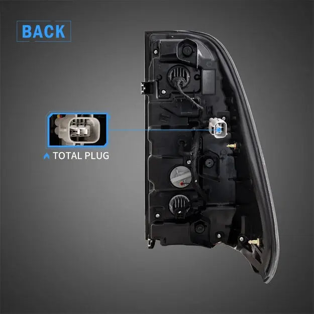 VLAND Full LED Tail Lights For Toyota Vigo / Hilux 2015-2020 with Animation Welcome Light