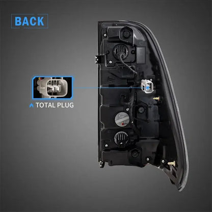 VLAND Full LED Tail Lights For Toyota Vigo / Hilux 2015-2020 with Animation Welcome Light