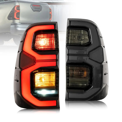 VLAND Full LED Tail Lights For Toyota Vigo / Hilux 2015-2020 with Animation Welcome Light
