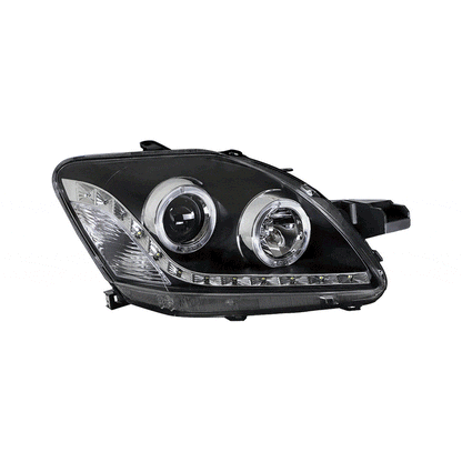 Vland Projector HeadLights For 2005-2013 Toyota Yaris/Vios/Belta Sedan Only 2th Gen (Ncp93) Black