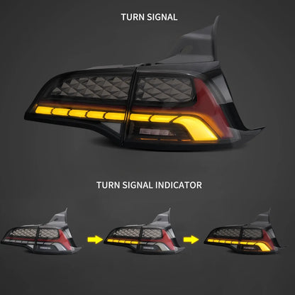 VLAND LED Taillights For 2017-2023 Tesla Model 3 Model Y