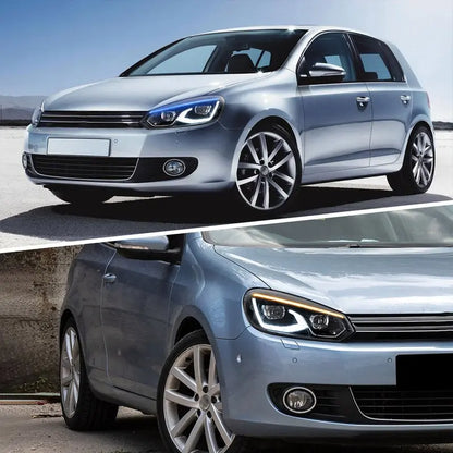 VLAND LED Headlights For Volkswagen Golf Mk6 2009-2014 Halogen Models