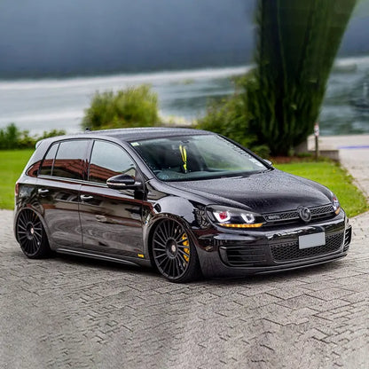 VLAND LED Headlights with Demon Eyes Fit for Volkswagen Golf6 Mk6 2009-2014