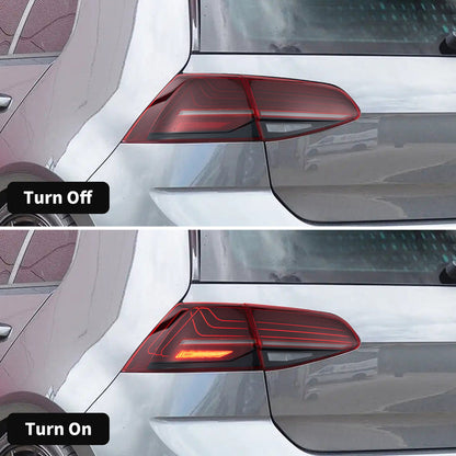VLAND LED Taillights Laser Style For 2015-2021 Golf 7 MK7 MK7.5 Hatchback (Europe is 2013-2019)