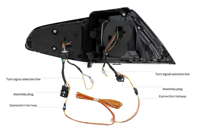 VLAND LED Taillights Laser Style For 2015-2021 Golf 7 MK7 MK7.5 Hatchback (Europe is 2013-2019)