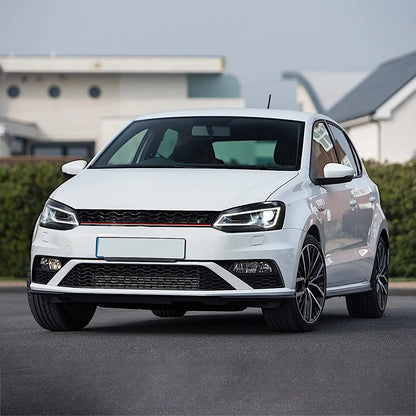 VLAND LED Headlights With D2H Xenon Bulbs Fit For Volkswagen Polo MK5 6R 6C 2009–2017 【Not for 1.2 TSI/R/GTI】