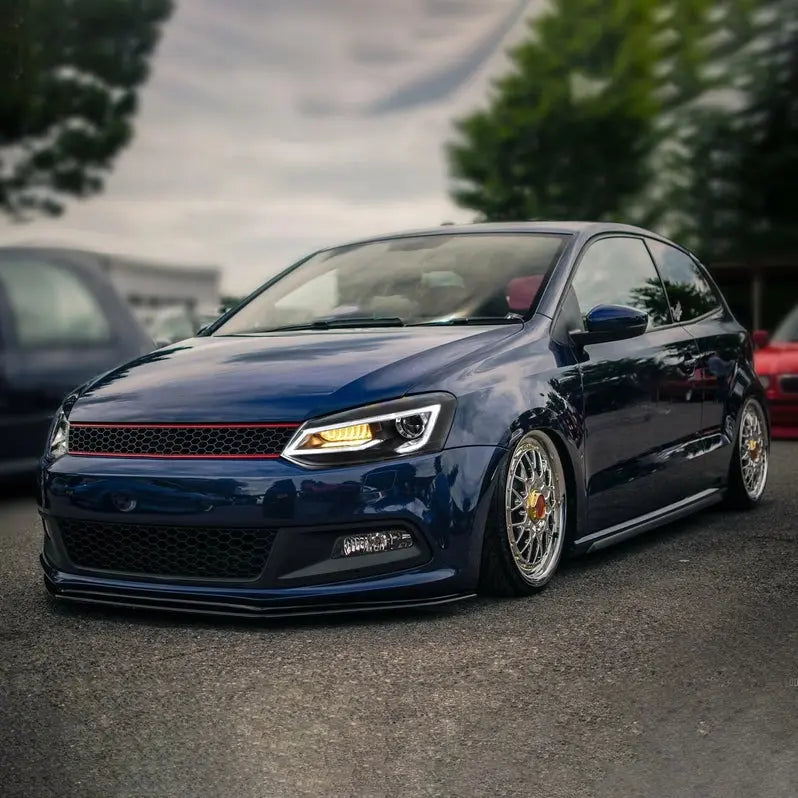 VLAND LED Headlights With D2H Xenon Bulbs Fit For Volkswagen Polo MK5 6R 6C 2009–2017 【Not for 1.2 TSI/R/GTI】